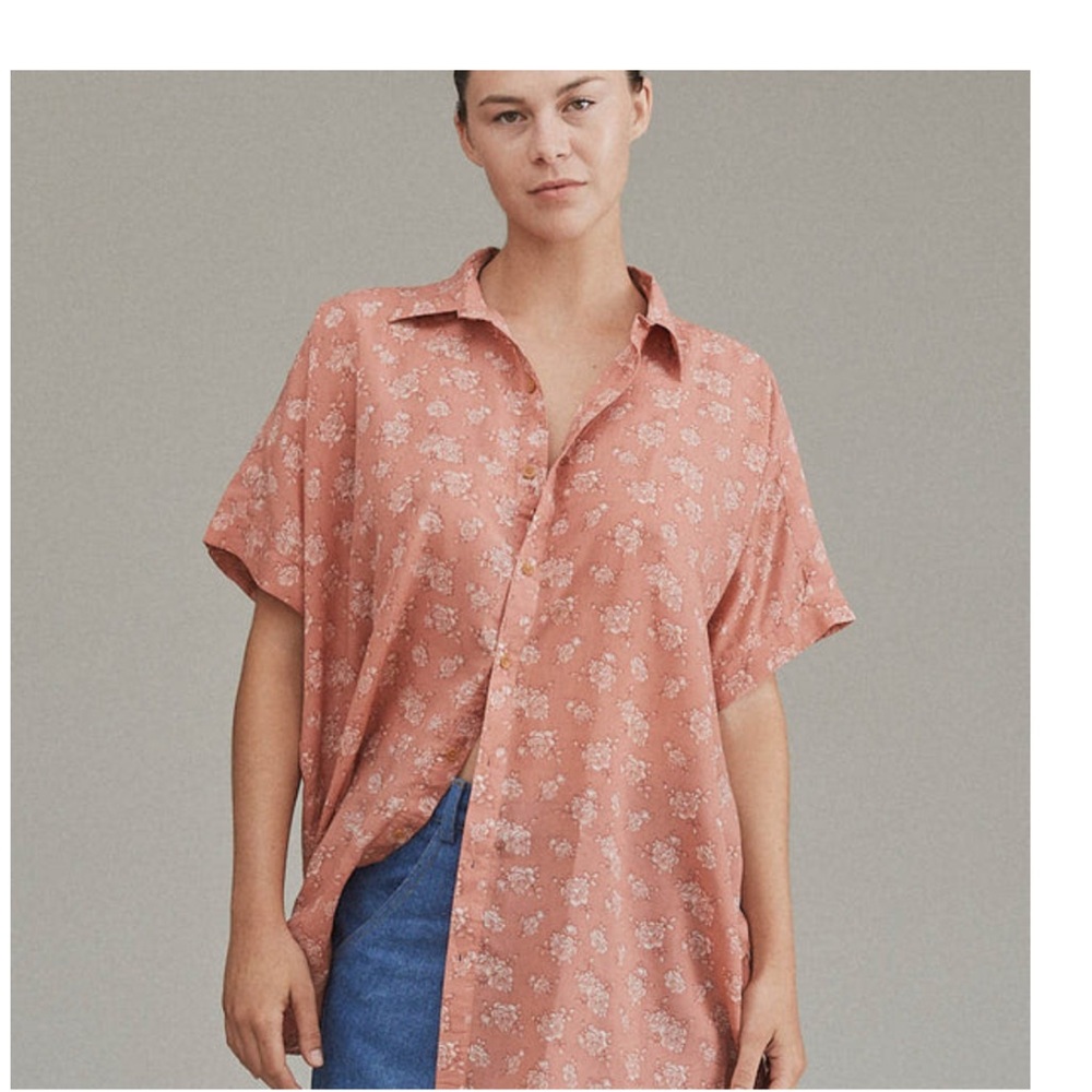 Acacia Swimwear Mombasa Floral Button Down Shirt - in the NOE color way - P/S
